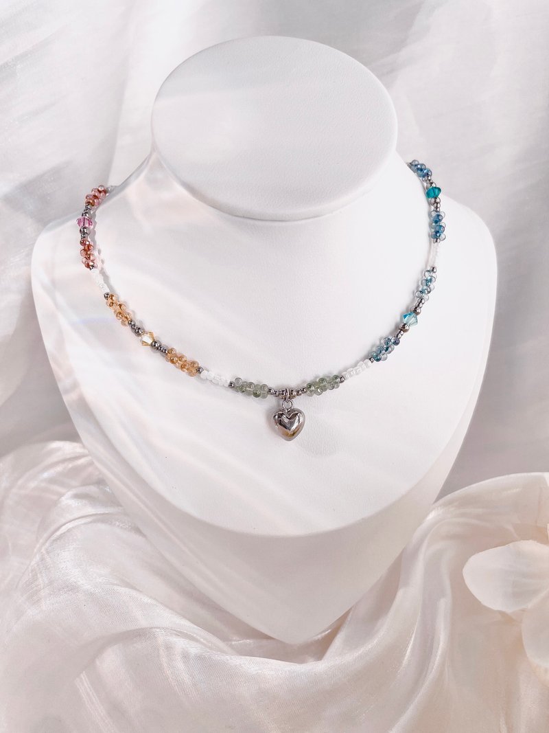 PRISM RAINBOW CHOKER - 项链 - 水晶 