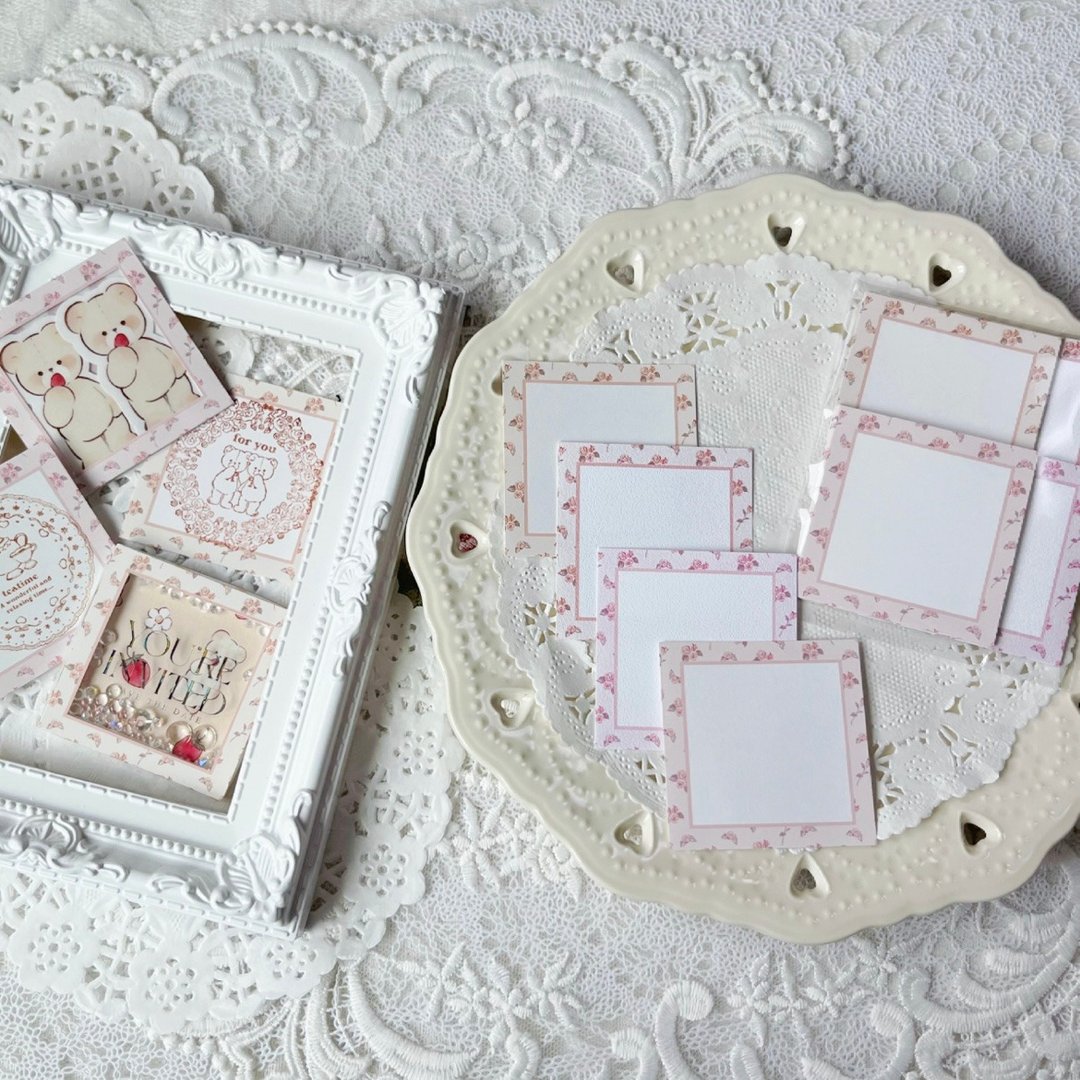 Simple rose frame material - 纸盒/包装盒 - 纸 多色
