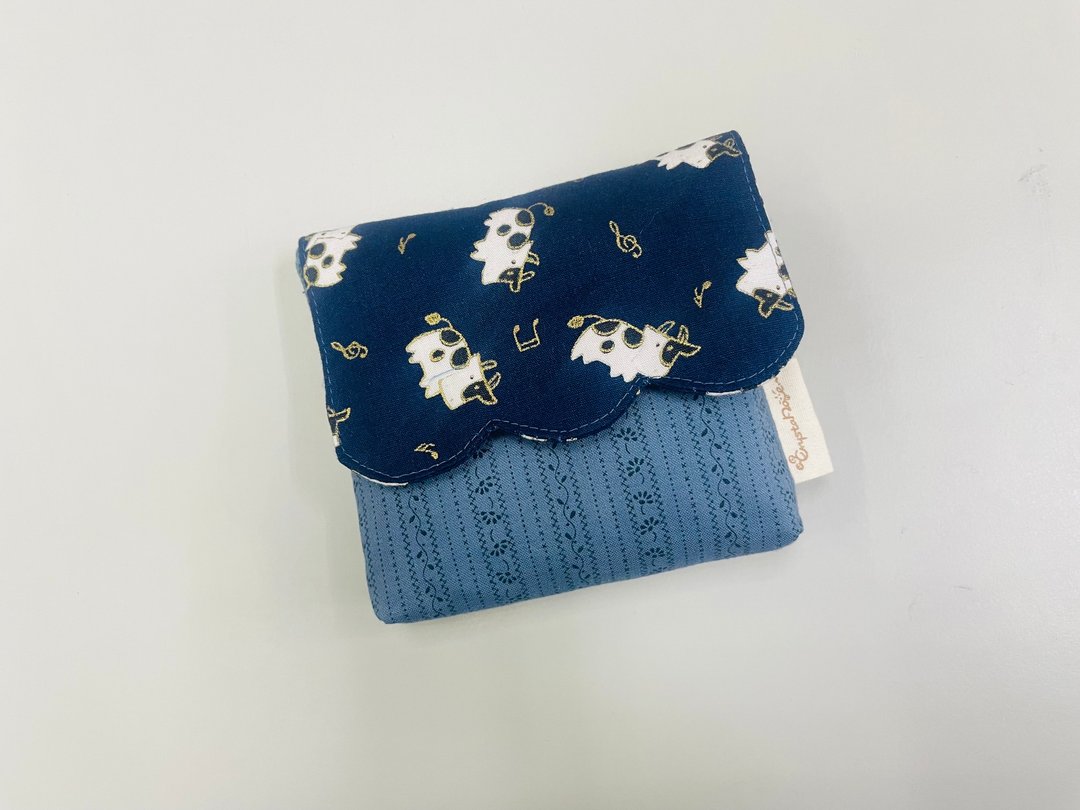 绵绵收纳包-深蓝乳牛 - 收纳用品 - 棉．麻 蓝色