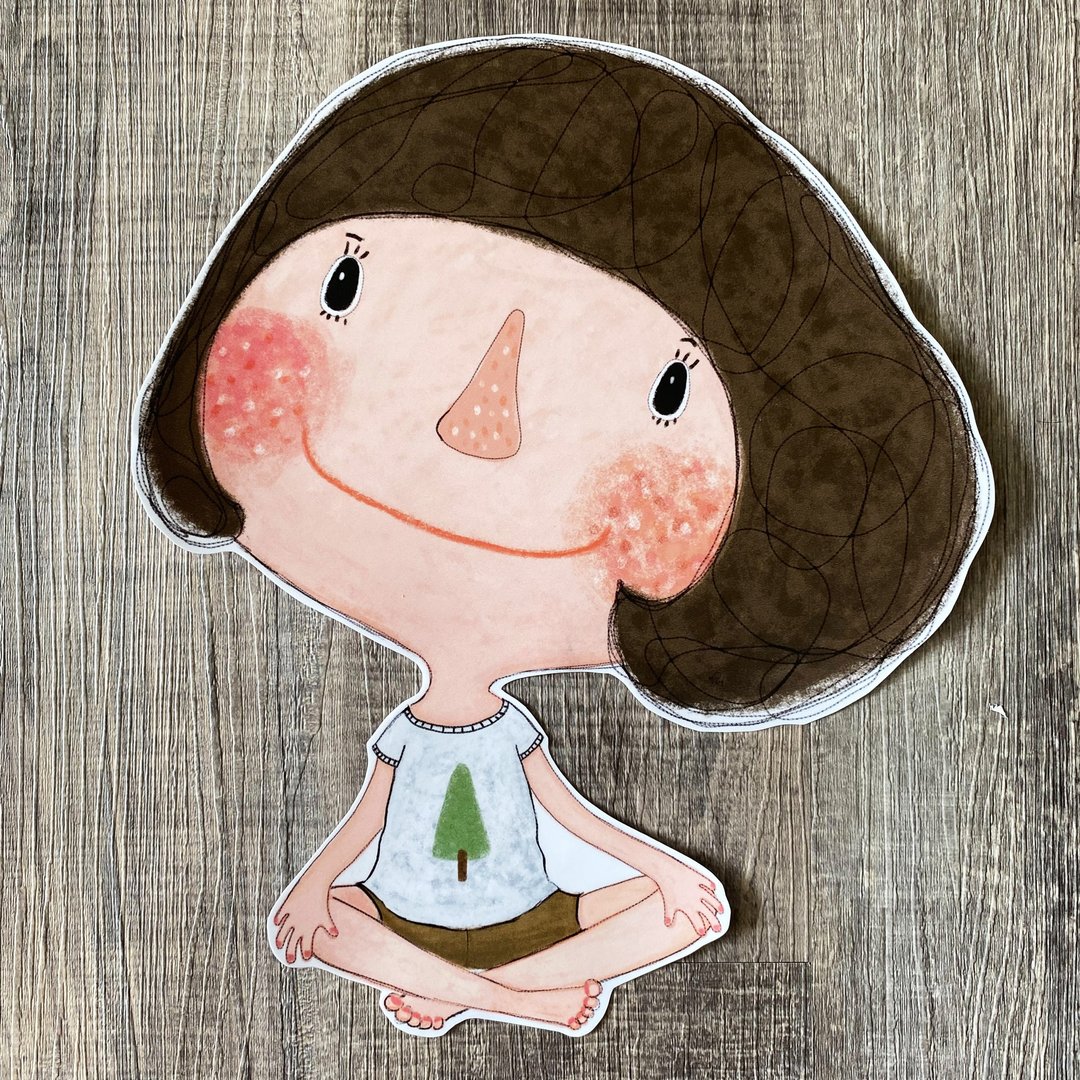 大张的贴纸/BIG stickers/  Dolly 爱树 - 贴纸 - 防水材质 卡其色
