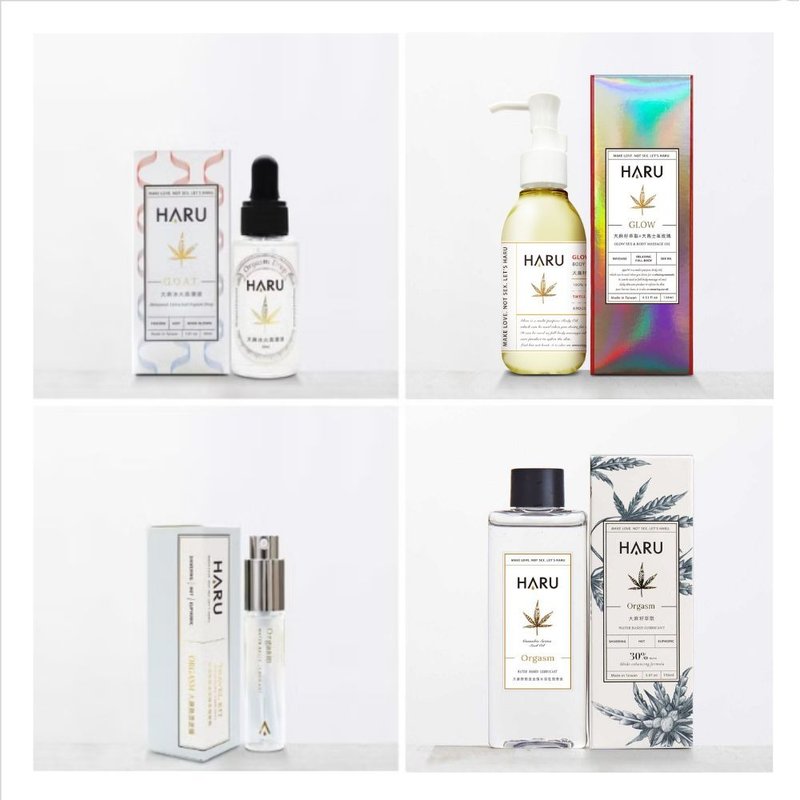 【下杀5折起】HARU明星商品 限量福利品 润滑液 保险套 按摩油 - 情趣用品 - 浓缩/萃取物 多色