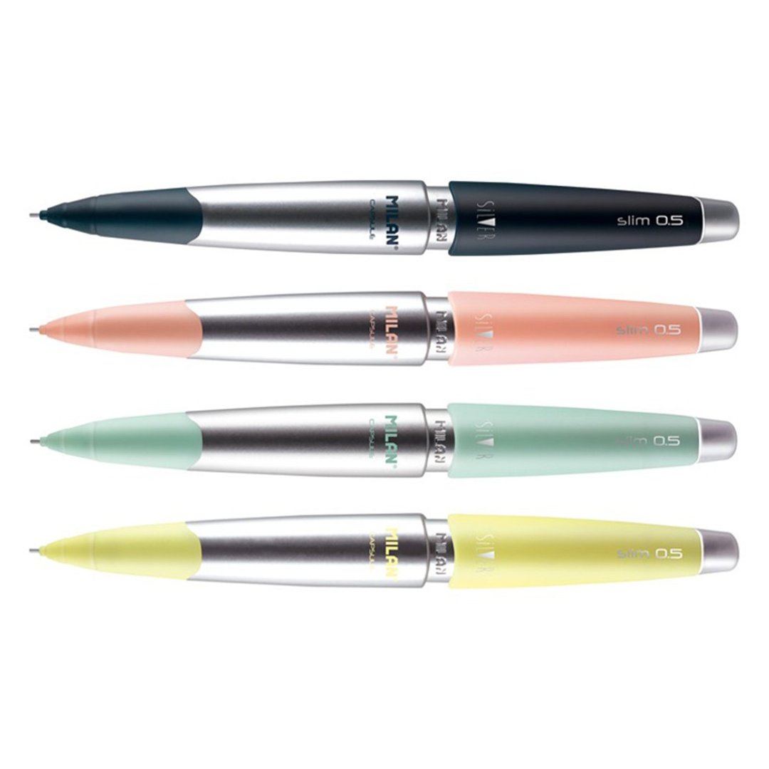 MILAN CAPSULE SILVER 璀璨自动铅笔_0.5mm(4色可选) - 铅笔/自动铅笔 - 塑料 多色