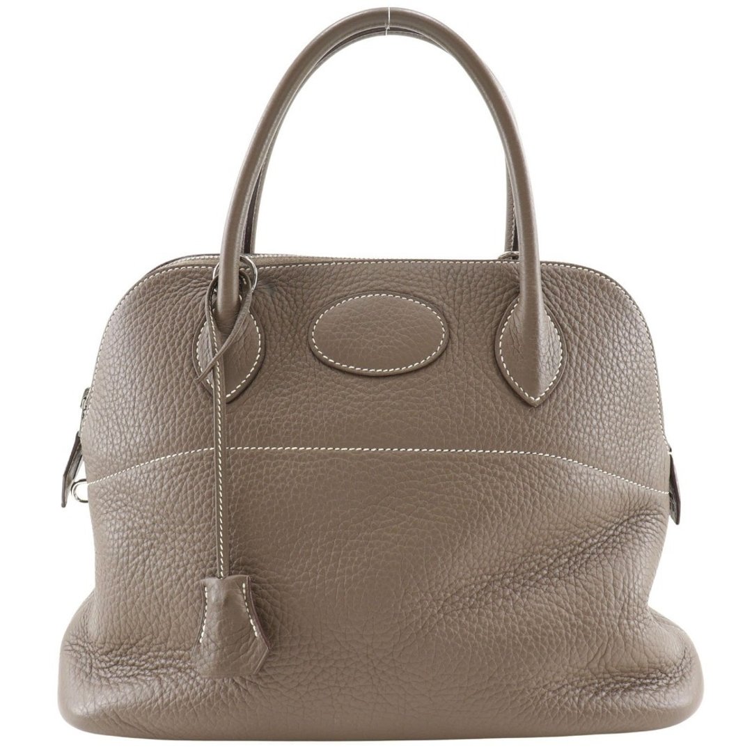 [日本直送] Hermes Bolide 31 手提包 029812CK-18 Taurillon Clemence Etoupe 女款 [二手] - 手提包/手提袋 - 真皮 灰色