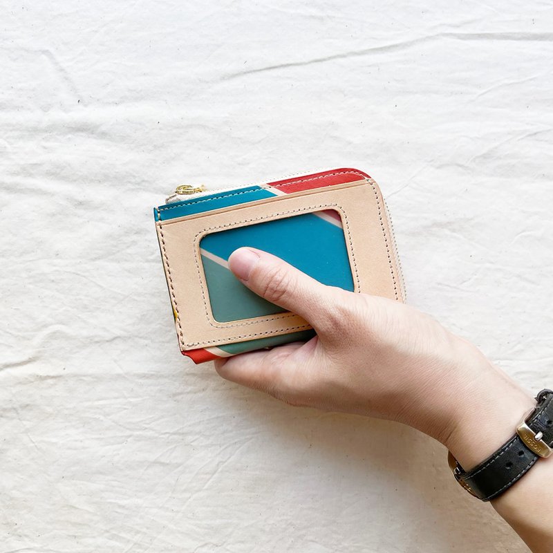 植鞣革万用零钱包_卡层_茄芷袋传统三色 - 零钱包 - 真皮 多色