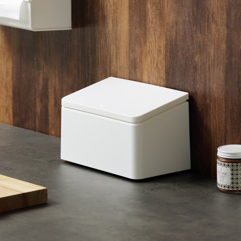日本ideaco 长方纤形桌边按压式垃圾桶-1.8L-4色可选 - 垃圾桶 - 塑料 多色