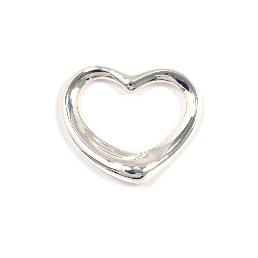 【日本直送 二手美品】蒂芙尼 TIFFANY&Co. 坠饰 经典心形 艾尔莎·柏瑞蒂 银 925 - 项链 - 纯银 银色