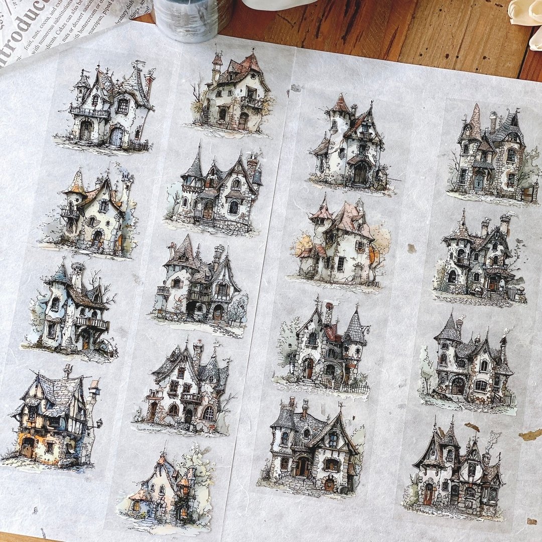 Magic cabin 魔法小屋 亮面PET胶带 - 纸胶带 - 塑料 