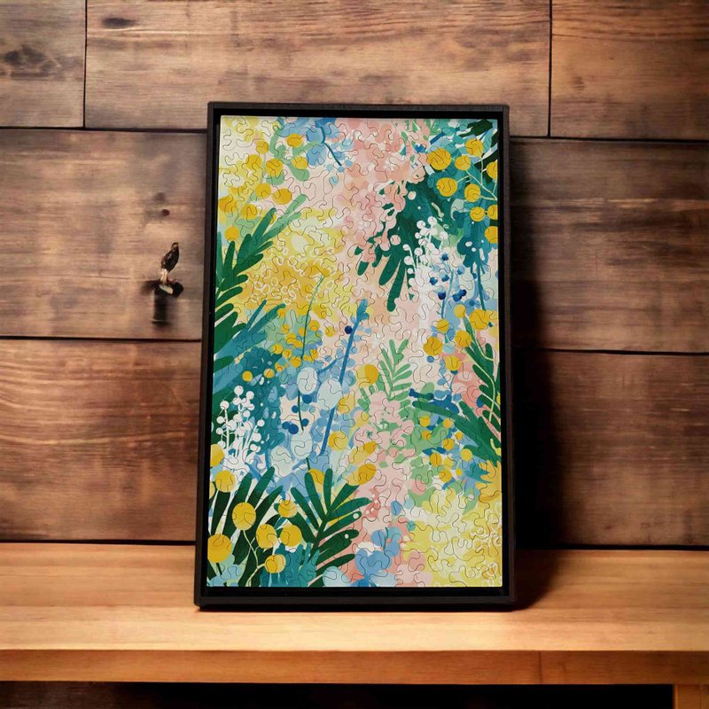 莫待无花-日光植物乐园【壁虎拼图】 - 摆饰 - 木头 绿色