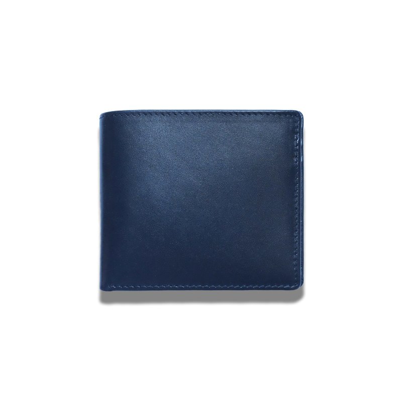 GIMLET Wallet|深蓝色钱包|短夹|卡夹|阿根廷植鞣革|真皮|定制化 - 皮夹/钱包 - 真皮 蓝色