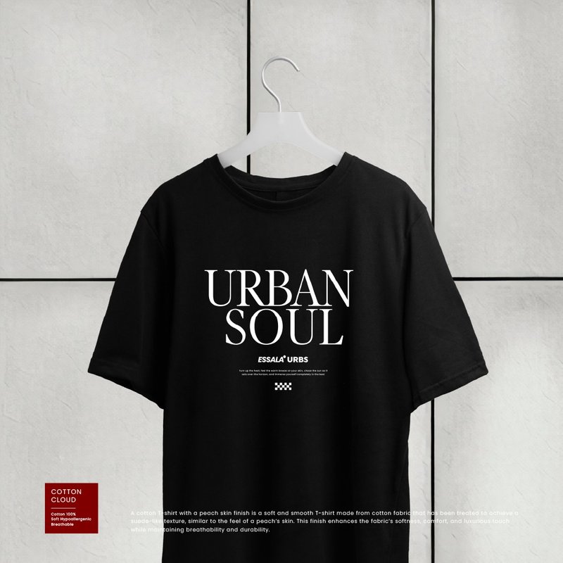 Essala Oversize T 恤 (M) - 男装上衣/T 恤 - 棉．麻 