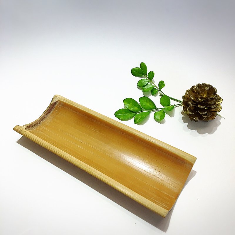 竹箕官帽版茶则 手工制作 - 茶具/茶杯 - 竹 