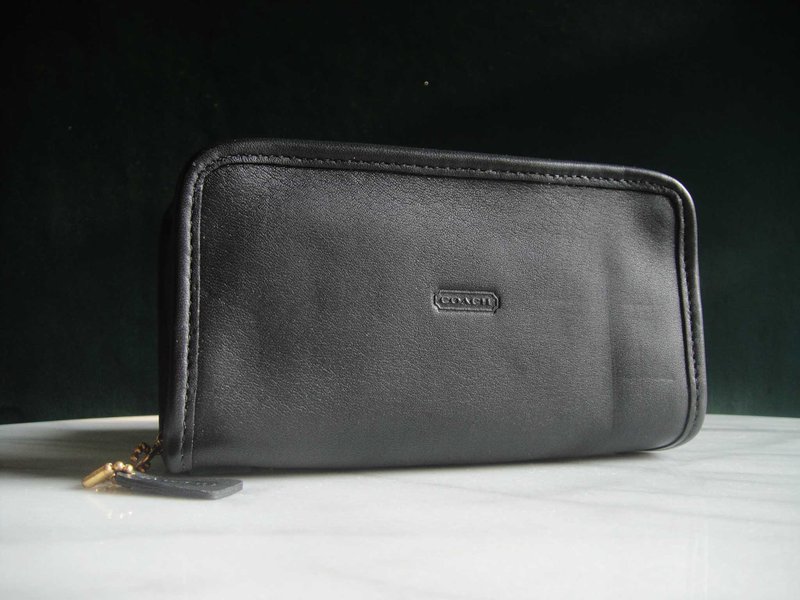 【老时光 OLD-TIME】早期二手老包中国制COACH皮革化妆包 - 化妆包/杂物包 - 其他材质 多色