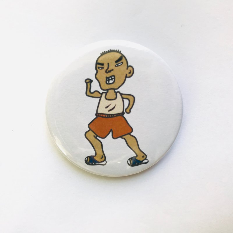 台湾味 经典复古物品插画图案 徽章/别针-台湾阿伯 - 徽章/别针 - 其他金属 多色