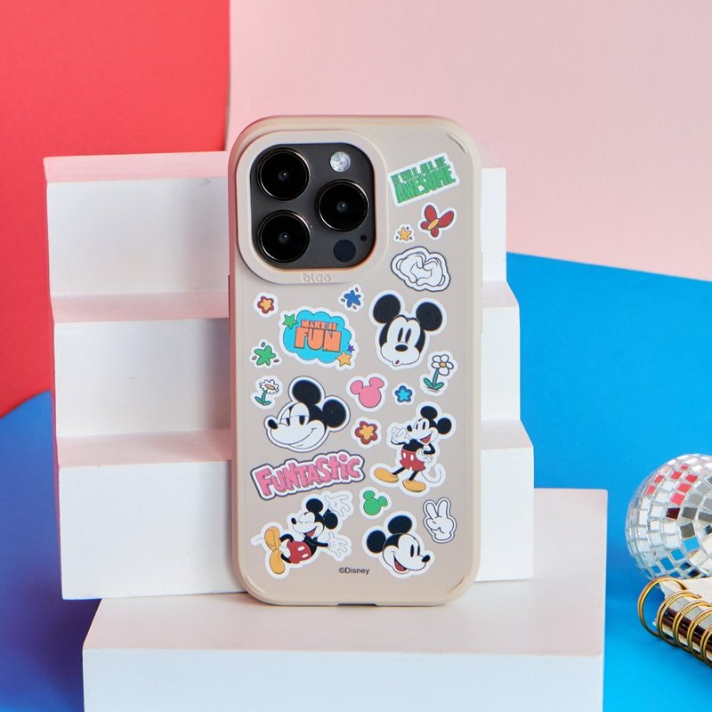 Disney经典米奇款乱花贴纸峡谷强悍MagSafe iPhone手机壳 - 手机壳/手机套 - 硅胶 多色