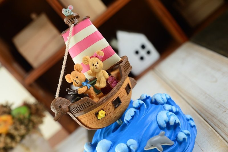 追梦启航 音乐盒 宫崎骏 神隐少女 情人节 生日礼物 居家摆饰 - 摆饰 - 其他材质 