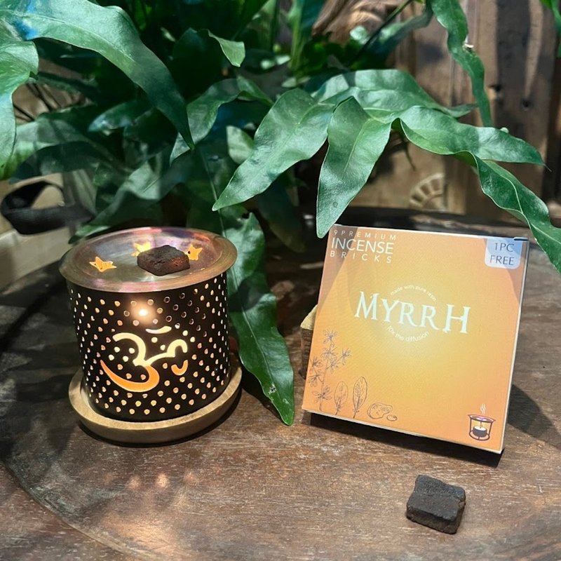 灵魂能量香氛│没药│手揉香砖 Incense Bricks Myrrh - 香薰/精油/线香 - 其他材质 