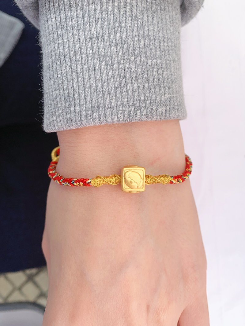 幸运生肖三合银珠新年手绳 -已开光 - 手链/手环 - 银 多色