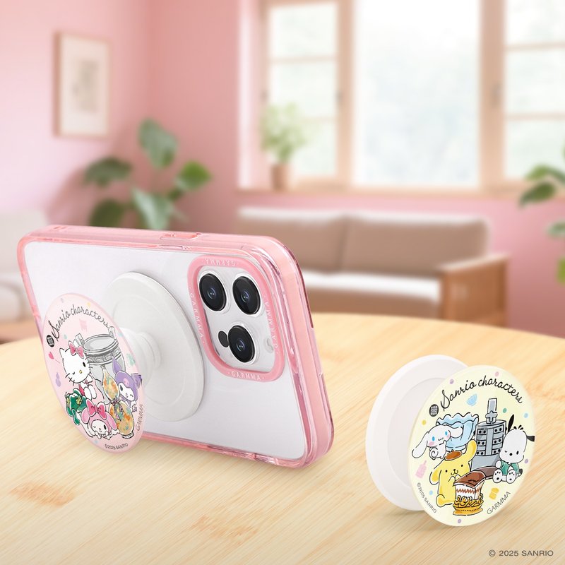 GARMMA 三丽鸥家族x故宫 磁吸气囊支架 - 充电宝/传输线 - 其他金属 粉红色