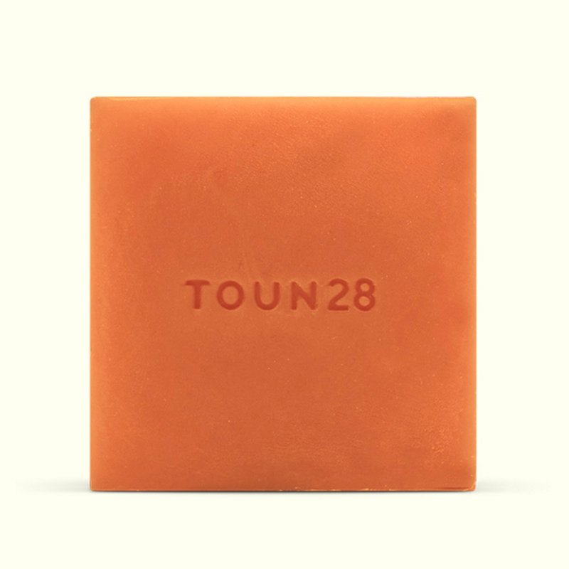 TOUN28沐浴饼-S23葡萄柚+胡萝卜素100g |无皂碱 使肌肤水润弹力 - 沐浴用品 - 浓缩/萃取物 橘色