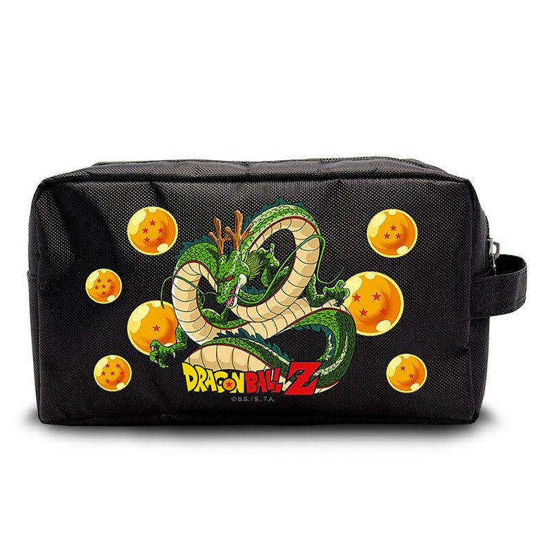 【旅游必备】官方授权的七龙珠神龙旅行洗漱收纳包 - 化妆包/杂物包 - 聚酯纤维 黑色