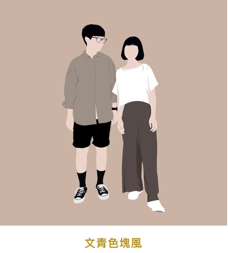 定制化绘图 似颜绘 宠物绘图 - 电子手绘真人画像/绘画/插画 - 其他材质 