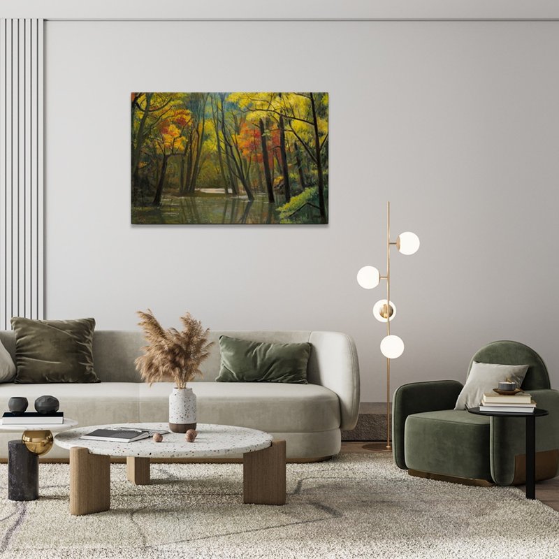 【定制化礼物】李梅树纪念馆 枫树林-艺术微喷数位版画 - 海报/装饰画/版画 - 其他材质 多色