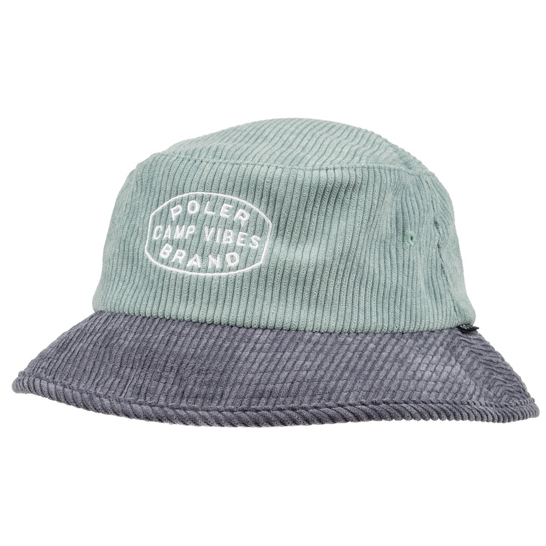 POLER VIBES BRAND BUCKET HAT 灯心绒渔夫帽 蓝色 - 帽子 - 其他材质 蓝色