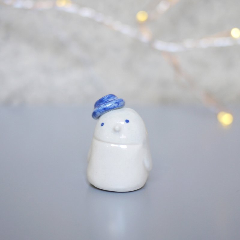 Wednesday水族馆 绅士企鹅 摆饰 - 摆饰 - 瓷 蓝色