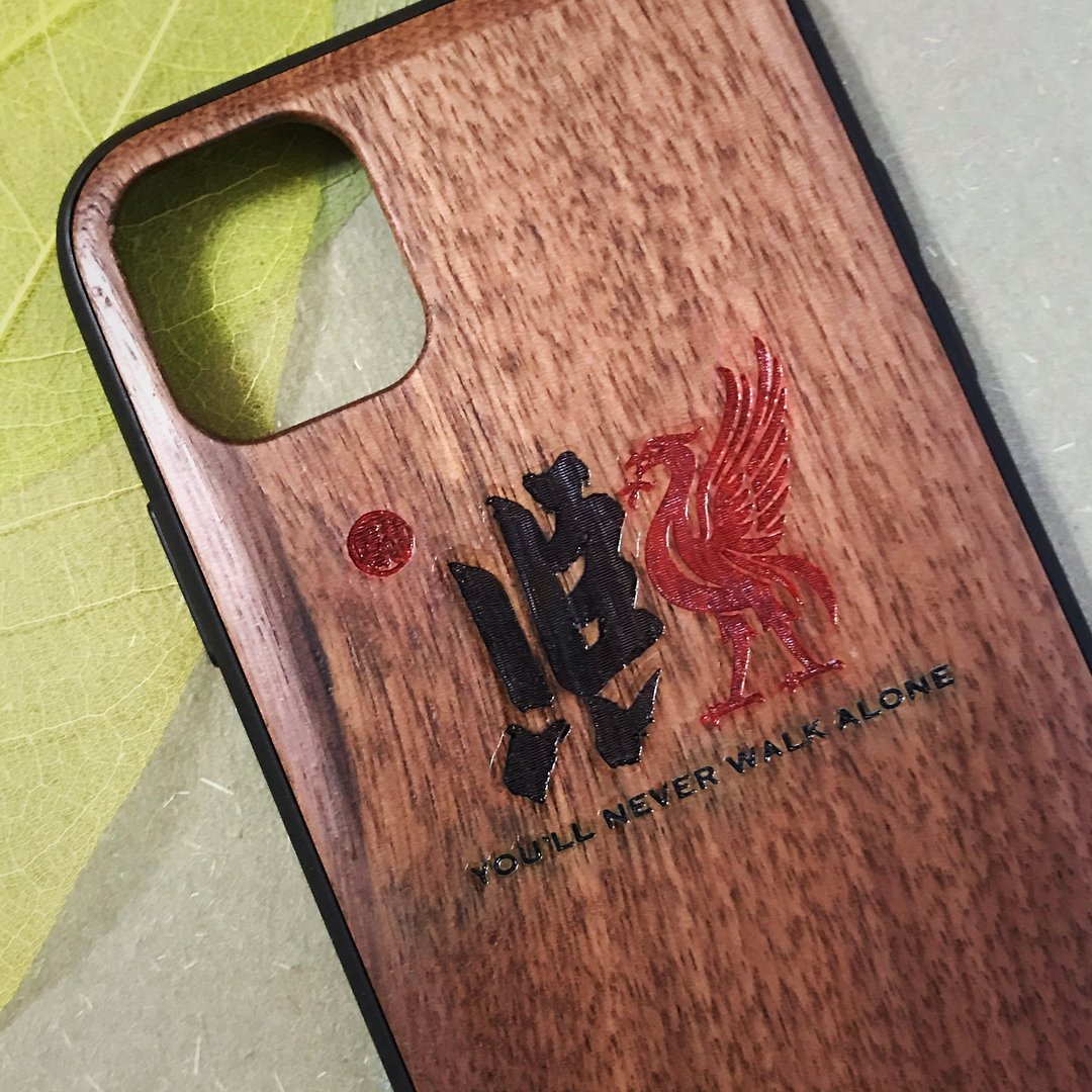 定制化-激光雕刻图字设计iphone手机壳 - 手机壳/手机套 - 木头 多色