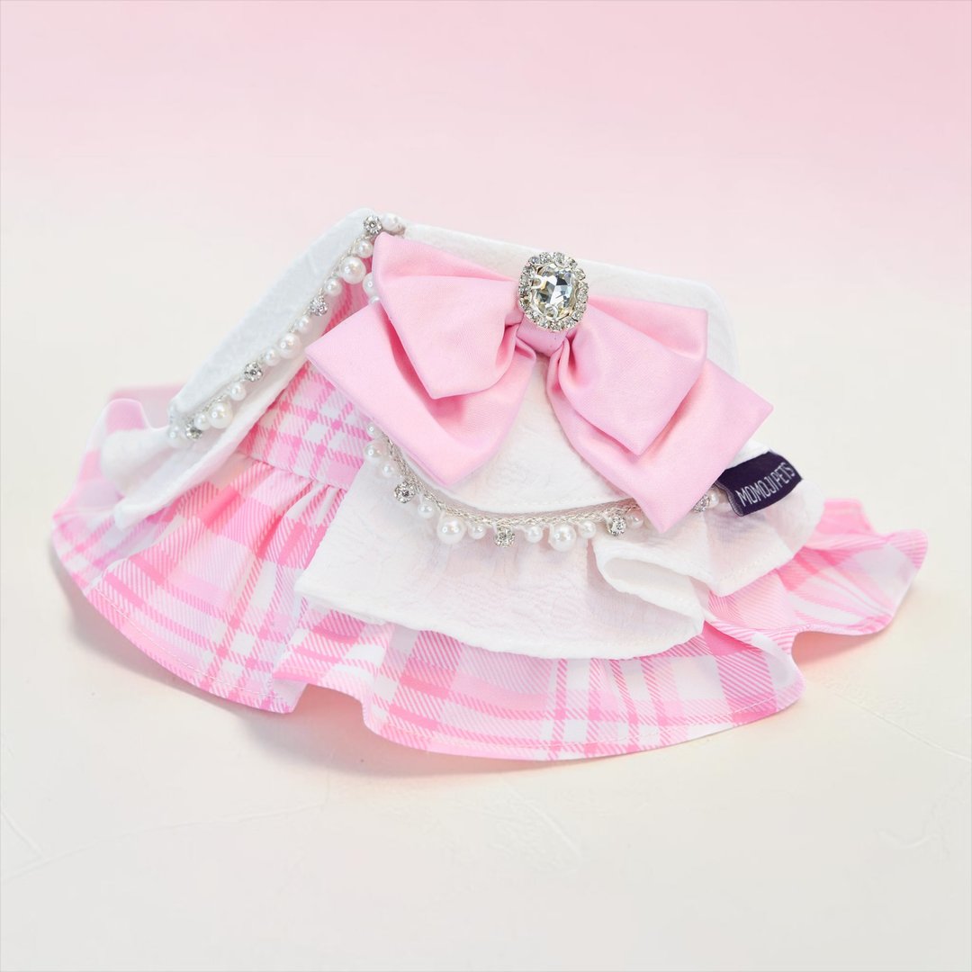 Madeleine (1-Carousel Pink) | Pet Neckwear - 衣/帽 - 聚酯纤维 粉红色