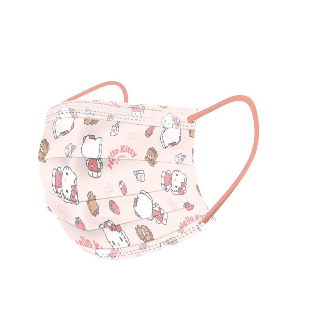 Good Mask 成人防护口罩 Sanrio Blocks - Hello Kitty - 口罩 - 其他材质 