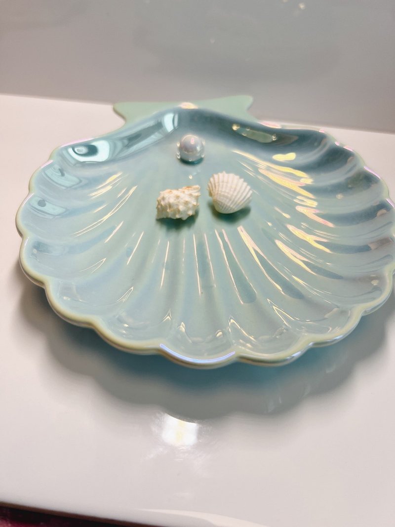 软陶贝壳耳环/耳夹 - 耳环/耳夹 - 陶 