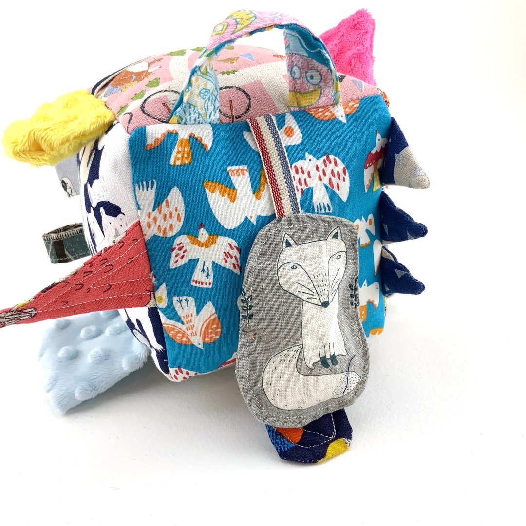 骰子造型布玩--认知+安抚+感觉统合肢体训练--边长12厘米 - 玩具/玩偶 - 棉 