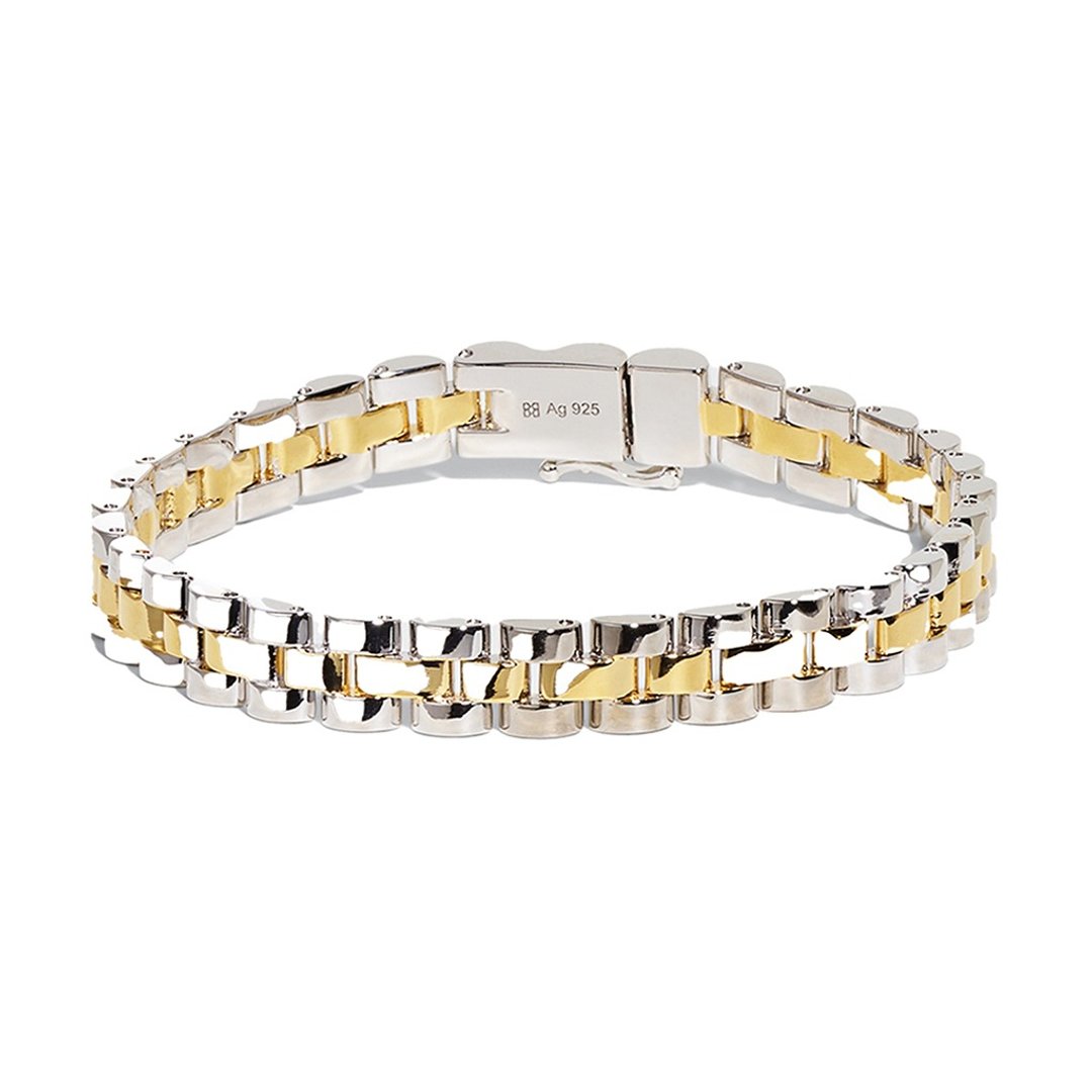 GRAM ICONIC CHAIN BRACELET - 手链/手环 - 纯银 银色