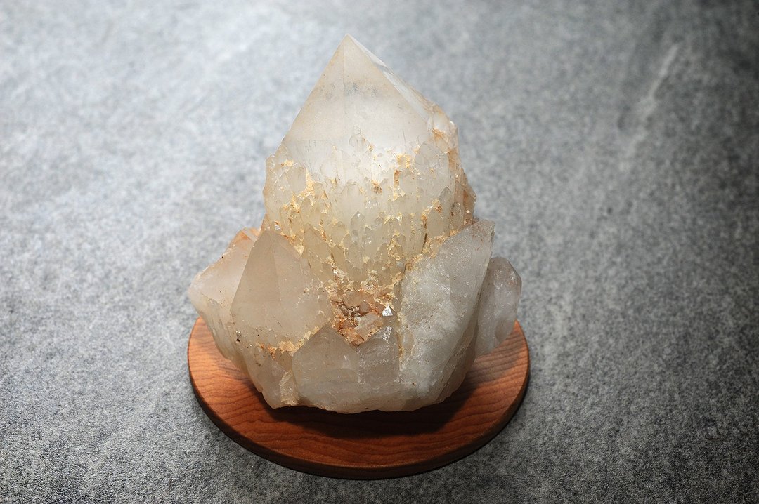 骨干白水晶簇 矿石/水晶/灵修/开运/招财/破煞/防小人2 - 摆饰 - 水晶 