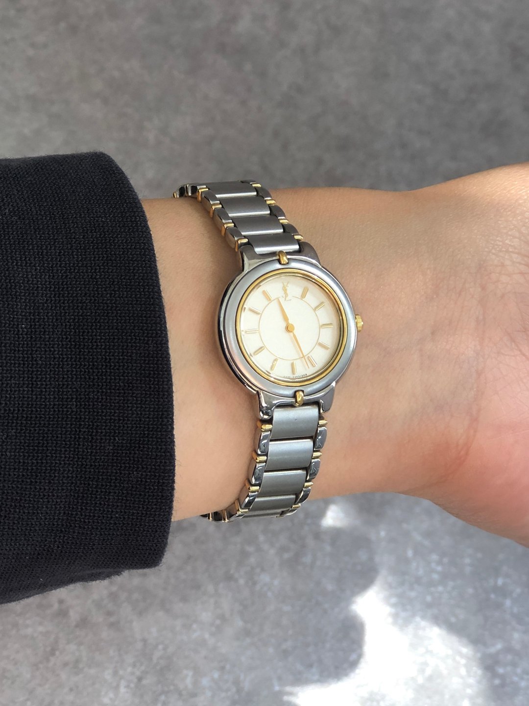 【 日本直送 名牌中古包 】Yves Saint Laurent 手表 银色 金色 石英表 5420-F45413 m3ywcg - 女表 - 不锈钢 银色