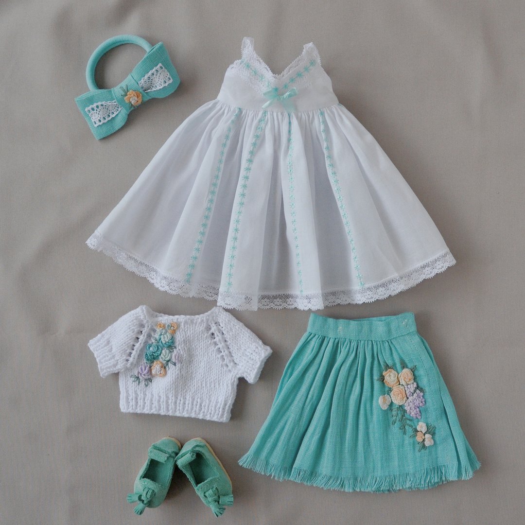 Premium Combo SET for Little Darling doll - 玩偶/公仔 - 棉 紫色