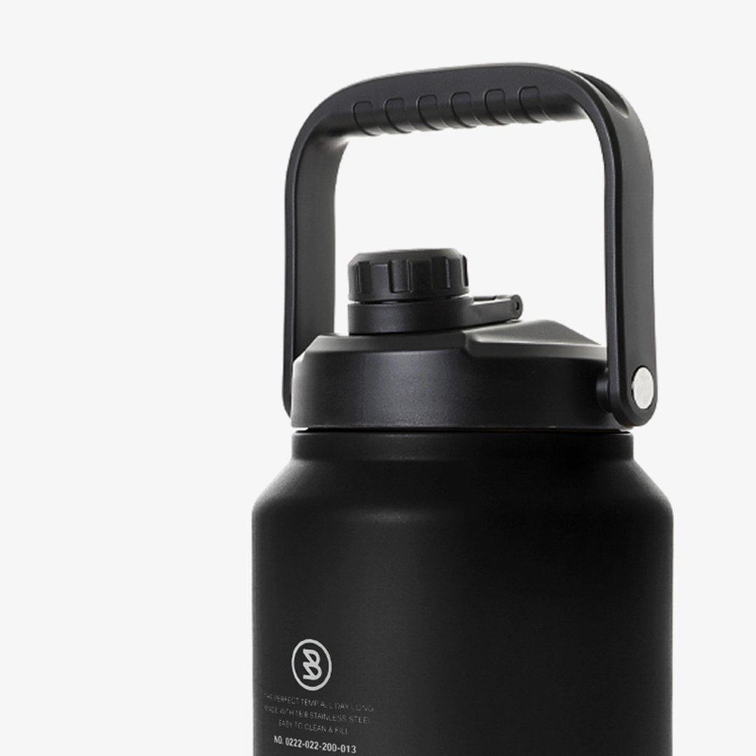 BROOKLYNWORKS 2.5L 不锈钢保冰水壶-黑色 - 水瓶/水壶 - 不锈钢 黑色