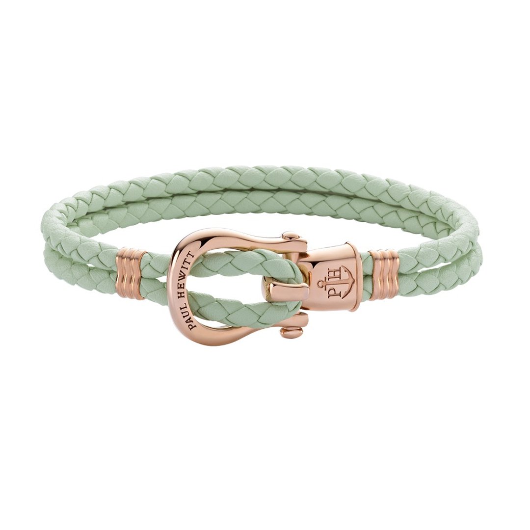 PAUL HEWITT Phinity Bracelet PH-FSH-L-R-M - 手链/手环 - 真皮 绿色