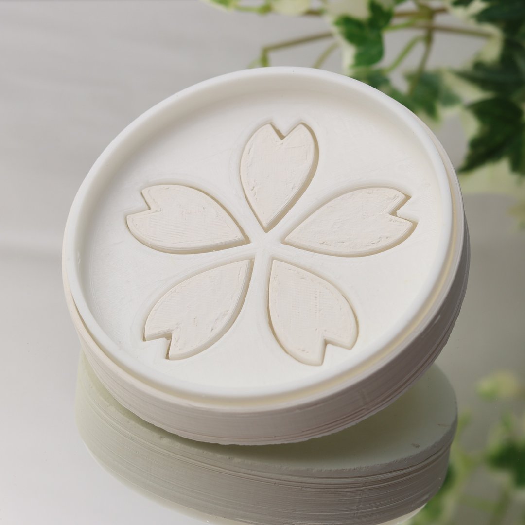 【五倍券优惠】防潮吸湿樱花香皂盘 - 保持干爽素净浴室洗手枱 - 其他 - 其他材质 