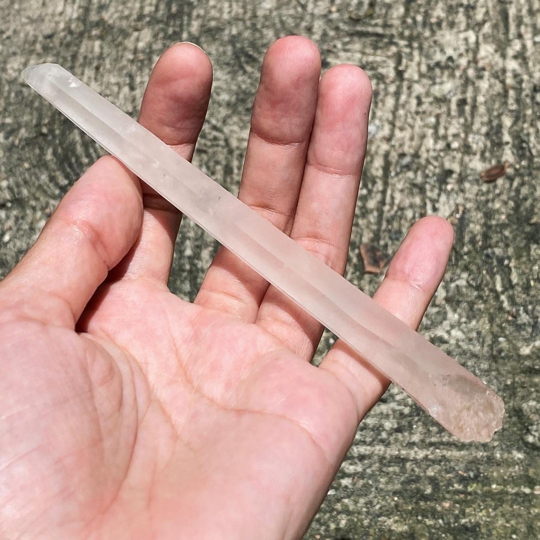 【Lost and find】内蒙 天然形成的 粉水晶 魔法棒 原石柱 - 摆饰 - 宝石 粉红色
