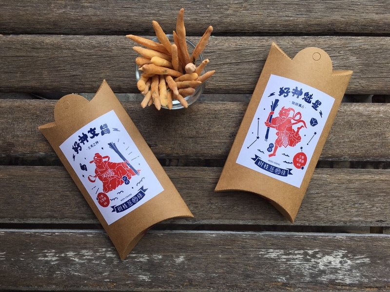 考试祝福小物  好神葱条饼干 - 手工饼干 - 新鲜食材 红色