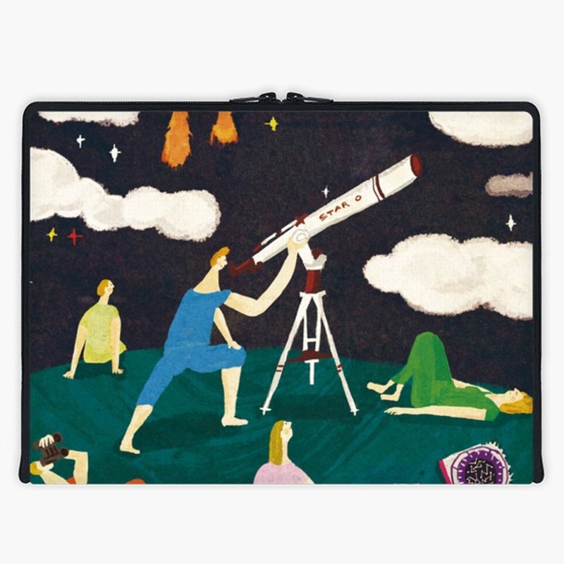 Axis - 全开式防水笔电包 - Star Watchers on the Field - 电脑包 - 防水材质 