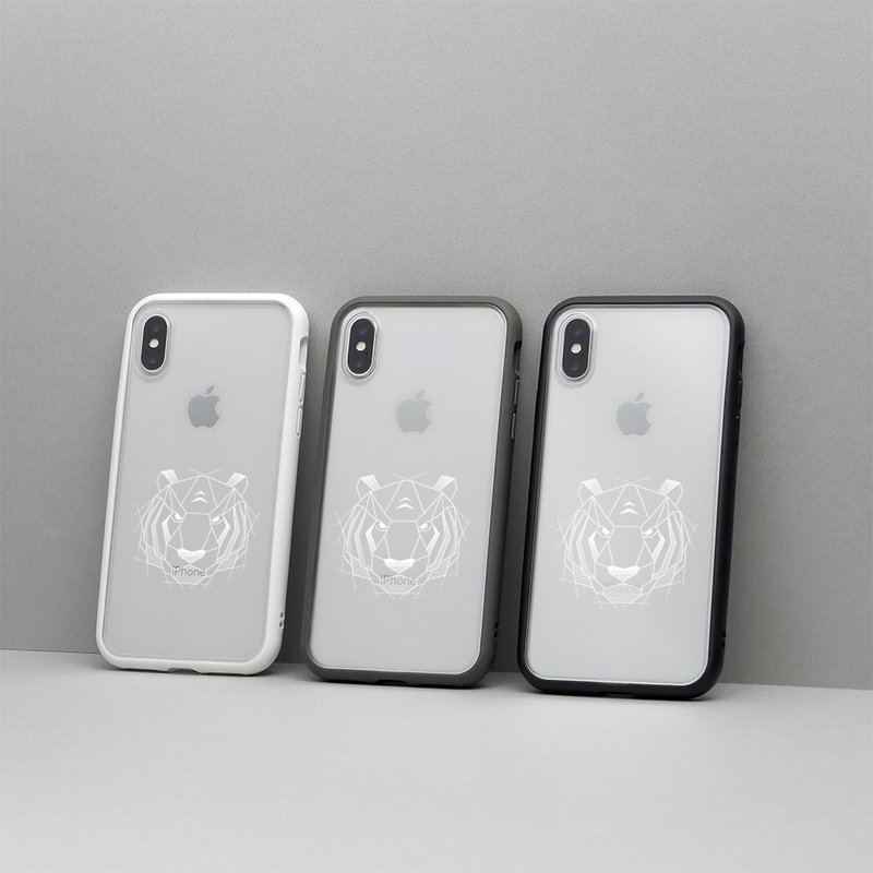 Mod NX边框背盖手机壳∣独家设计-虎 for iPhone - 手机配件 - 塑料 粉红色