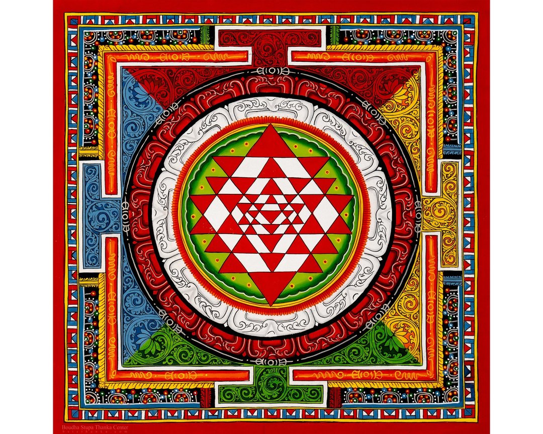 喜利显陀曼荼罗传统唐卡画 - 墙贴/壁贴 - 其他材质 多色