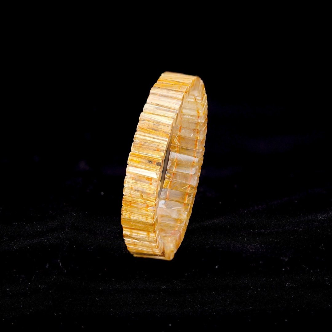 宝丽金珠宝 - 天然钛晶手排 - 手链/手环 - 水晶 