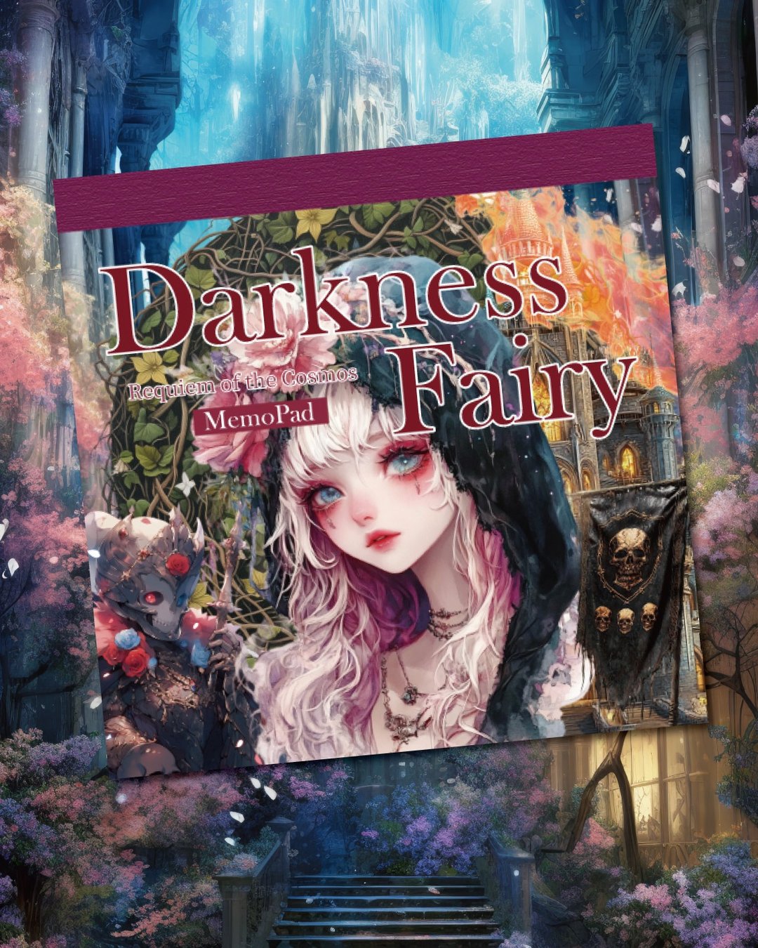 Darkness Fairy 烫金memo pad - 笔记本/手帐 - 纸 蓝色