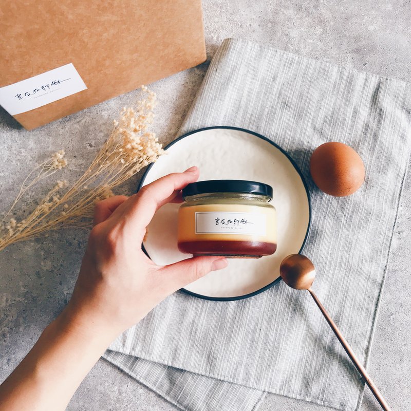 室友的日式硬布丁-原味香草 - 奶冻/布丁 - 其他材质 灰色