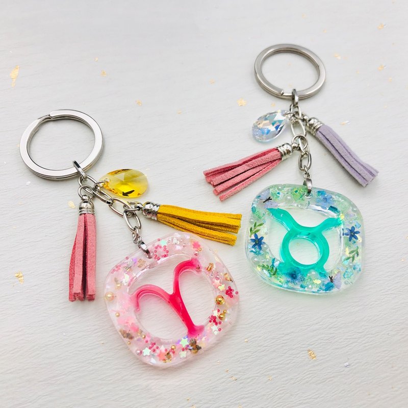 【DIY手作课程】饰品设计|D1.十二星座流苏钥圈|文化币 - 金工/饰品 - 其他金属 