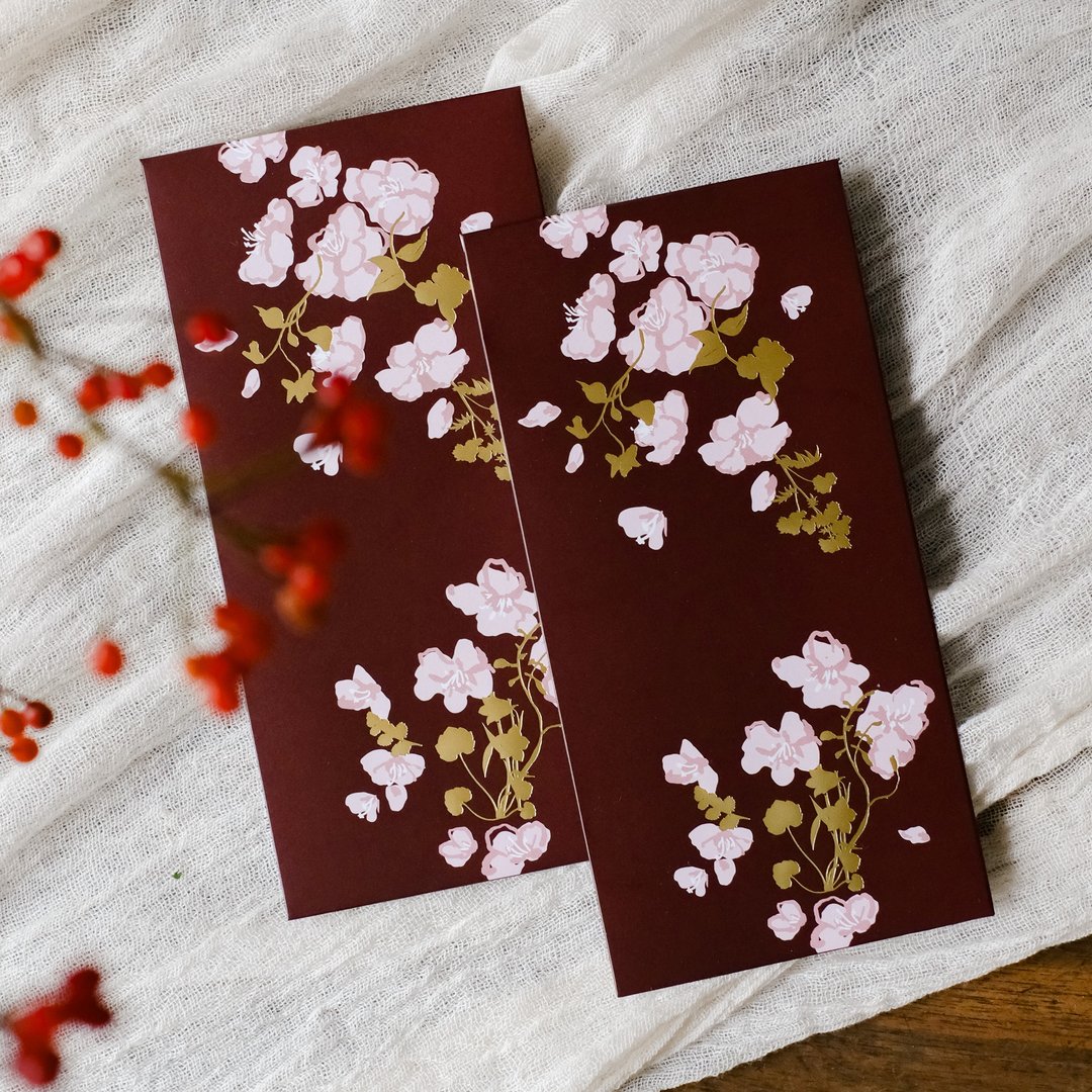 Tinge & Flourish 春日花舞红包袋 (一组6入) - 红包/春联 - 纸 